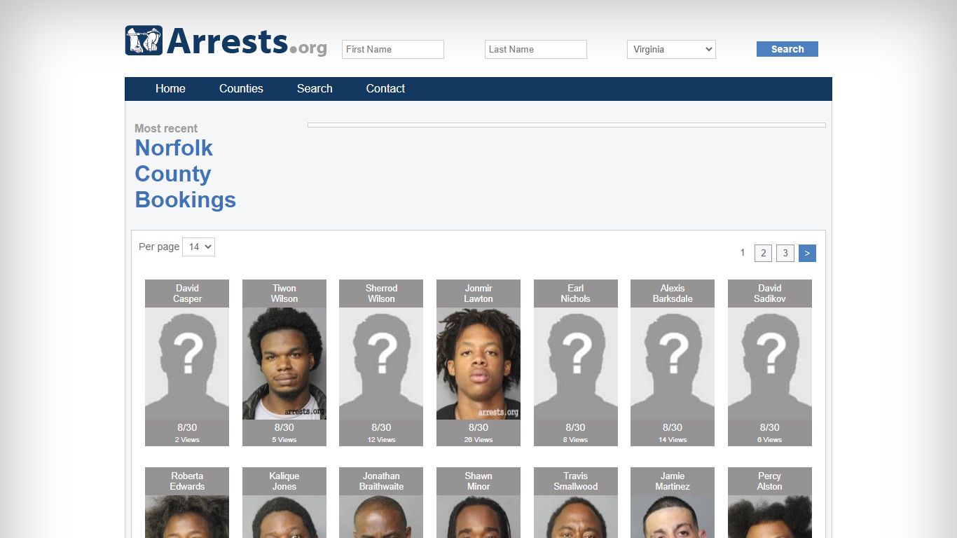 Norfolk County Arrests and Inmate Search